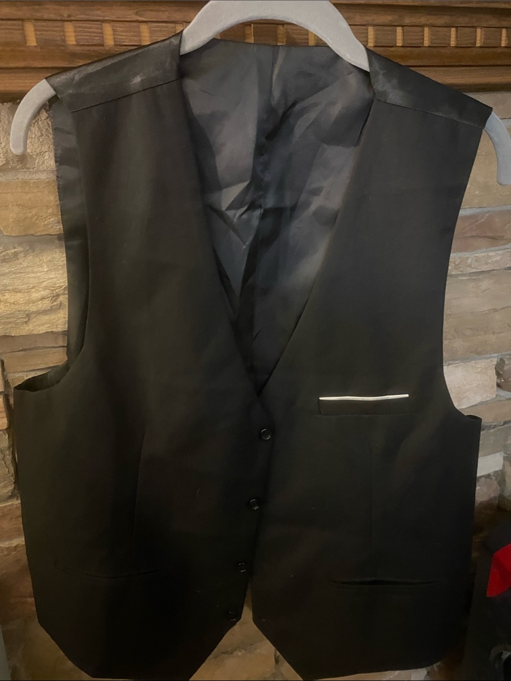 Classic Men's/Womens Black Dress Vest - Brand Unknown